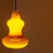 Lampe à Suspension en Verre de Murano Marron attribuée à Massimo Vignelli pour Vistosi, 1960 5