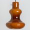 Lampe à Suspension en Verre de Murano Marron attribuée à Massimo Vignelli pour Vistosi, 1960 2