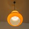 Brown Murano Glass Pendant Light attributed to Massimo Vignelli for Vistosi, 1960 10