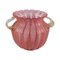 Vase aus Muranoglas mit Griffen 1