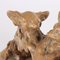 Ceramic Dogs Sculpture in Brown 4