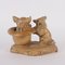 Ceramic Dogs Sculpture in Brown 6