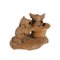 Scultura di cani in ceramica marrone, Immagine 1