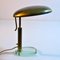 Modern Italian Desk Lamp in Brass on Glass Stand, 1950s 5