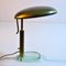 Modern Italian Desk Lamp in Brass on Glass Stand, 1950s, Image 5