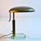 Lampe de Bureau Moderne en Laiton sur Pied en Verre, Italie, 1950s 4