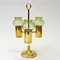 Norwegian Green Shades Brass Candleholder, 1960s, Image 2