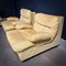 Mid-Century Leather Armchairs & Sofa, Set of 3 11