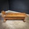 Antique Eastern Wooden Chaise Longue 1