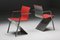 Red Casino D8 Chair attributed to Pentagon Group, Germany, 1987 5