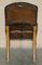 Antique Regency Leather Pollard Oak Chesterfield Dining Chairs, 1820, Set of 6, Image 17