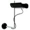 Joe Colombo Wall Lamp 'Colombo' Black by Oluce 1