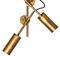 Johan Carpner Stav Spot 2 Raw Brass Ceiling Lamp by Konsthantverk, Image 5