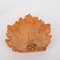 Mid-Century Italian Handmade Birch Maple Leaf-Shaped Centerpiece, 1950s 7