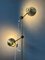 Lámpara de pie era espacial Mid-Century con focos de aluminio, años 70, Imagen 4