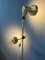 Lámpara de pie era espacial Mid-Century con focos de aluminio, años 70, Imagen 5