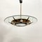 Mid-Century Italian Chandelier in Brass and Glass from Stilnovo, 1950s, Image 4