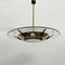 Mid-Century Italian Chandelier in Brass and Glass from Stilnovo, 1950s, Image 2