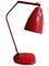 Red Industrial Table Lamp 1