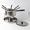 Vintage Stainless Steel Fondue Set by Peter Holmblad for Stelton, 1980s, Set of 3, Image 2