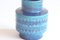Jarrón Rimini de cerámica azul de Aldo Londi para Bitossi, años 60, Imagen 4