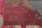 Tappeto Oushak vintage in lana rossa grigia, Turchia, anni '60, Immagine 8