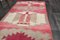 Vintage Turkish Red Grey Wool Oushak Runner, Anatolia, 1960s, Image 7