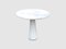 White Marble Side Table in the style of Angelo Mangiarotti for Up & Up, Italy, 1970s 4