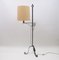 Wrought Iron Floor Lamp attributed to Raymond Subes, 1960s 1