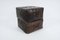 Set of Mid-Century Modern Leather Handmade Neck Poufs, 1960s 21