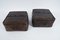 Set of Mid-Century Modern Leather Handmade Neck Poufs, 1960s 3