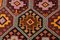 Geometric Pattern Wool Kilim Rug, 1964 13