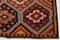 Geometric Pattern Wool Kilim Rug, 1964 17