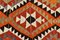 Wool and Cotton Geometric Kilim Rug, 1965 14