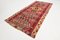 Farmhouse Red Kilim Runner Rug, 1964 7