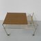 Vintage Coffee Table with Rack, 1950s 14