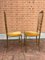 Messing Chiavari Stühle, Italien, 1950er, 2er Set 12