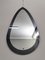 Itailan Wall Drop Mirror with Gray Mirrored Glass, 1970s, Image 2