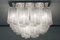 Ice Glass Ceiling Lamp from Kalmar Franken Kg, 1960s 5