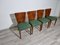 Chaises de Salle à Manger Art Déco attribuées à Jindrich Halabala, 1940s, Set de 4 5