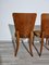 Art Deco Dining Chairs attributed to Jindrich Halabala, 1940s, Set of 4 13