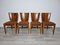 Art Deco Dining Chairs attributed to Jindrich Halabala, 1940s, Set of 4 4