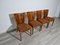 Art Deco Dining Chairs attributed to Jindrich Halabala, 1940s, Set of 4, Image 2