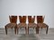 Art Deco Dining Chairs attributed to Jindrich Halabala, 1940s, Set of 4 14