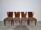 Art Deco Dining Chairs attributed to Jindrich Halabala, 1940s, Set of 4, Image 14