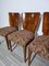 Art Deco Dining Chairs attributed to Jindrich Halabala, 1940s, Set of 4, Image 3