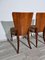 Art Deco Dining Chairs attributed to Jindrich Halabala, 1940s, Set of 4 19