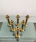 Candelabri vintage in ottone, Italia, anni '70, set di 4, Immagine 8