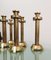 Vintage Italian Brass Candleholders, 1970s, Set of 4 3