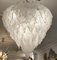 Modernist Style Chandelier with Murano Crystal Sheets 3